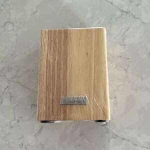 New Wusthof Wood 6 Slot Steak Knife Storage Block